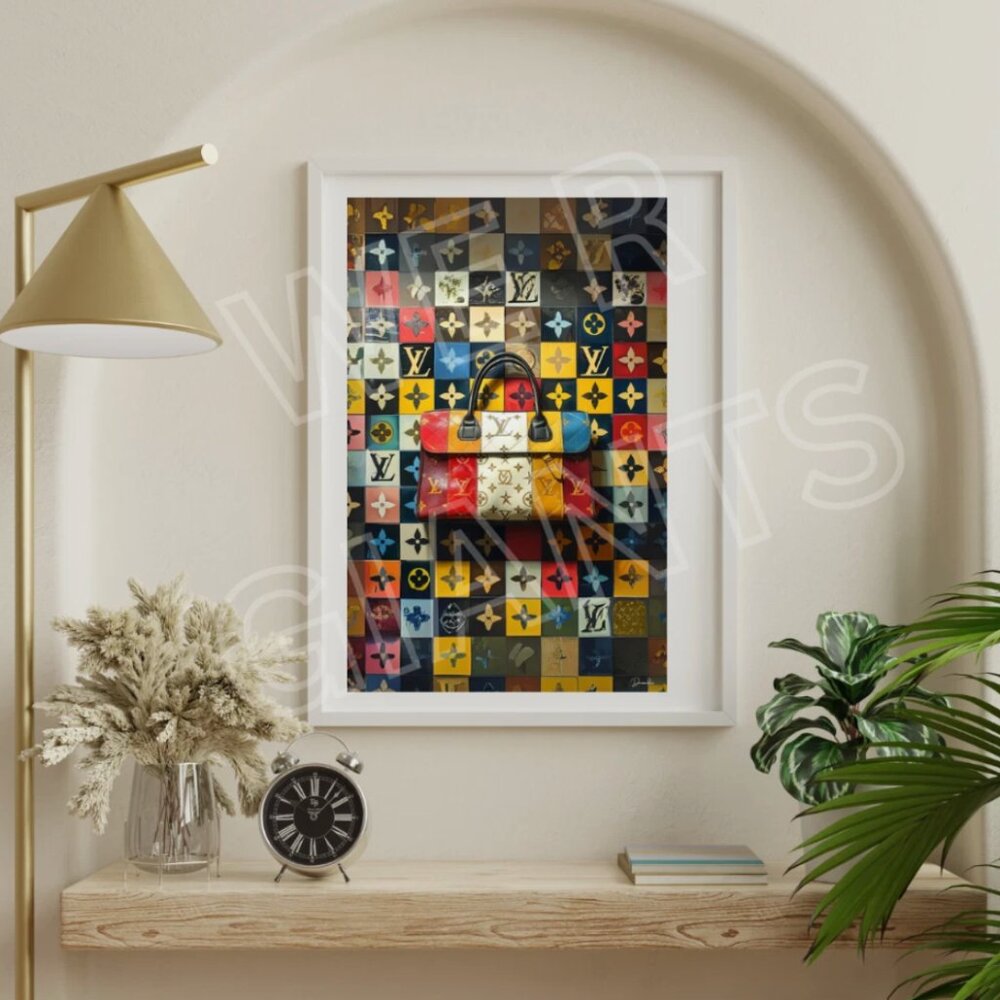 Luxury Louis Vuitton Purse 11x17 Art Print